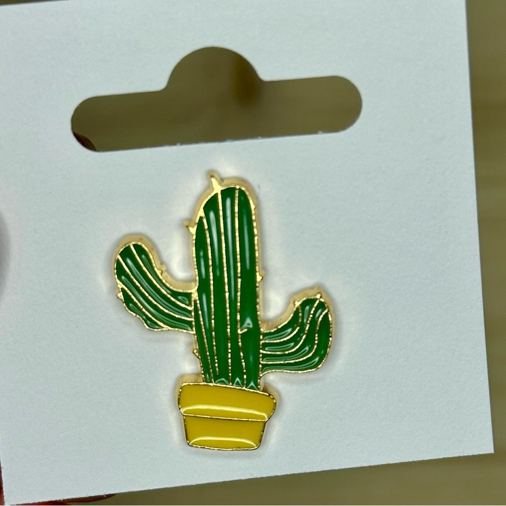 Cactus Enamel Pin